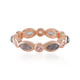 Pink Maniry Labradorite Silver Ring