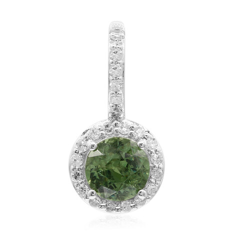 Gouden hanger met een Madagaskar Demantoid (John Ferry)