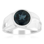 London Blue Topaz Silver Ring (Pallanova)