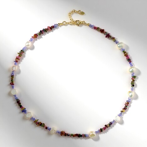 Collana in argento con Perla d'Acqua Dolce Bianca