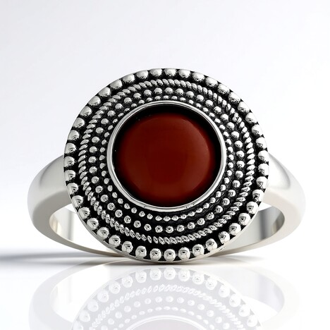Anello in argento con Corniola (Jones Lee)