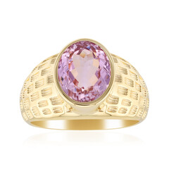 Zilveren ring met een kunziet