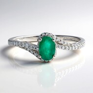 AAA-Sambia-Smaragd-Goldring (CIRARI)