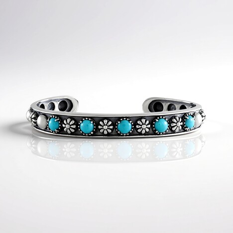 Bracciale in argento con Turchese Sleeping Beauty (Desert Chic)