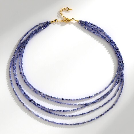 Collana in argento con Tanzanite