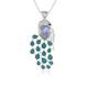 Collana in argento con Labradorite Blu Maniry (Adela Silber)