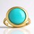 Anello in argento con Amazzonite