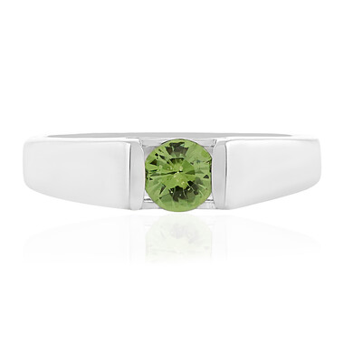 Anello in argento con Demantoide Russo
