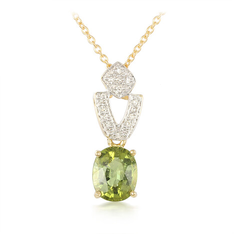 18K Paraiba Tourmaline Gold Necklace (AMAYANI)