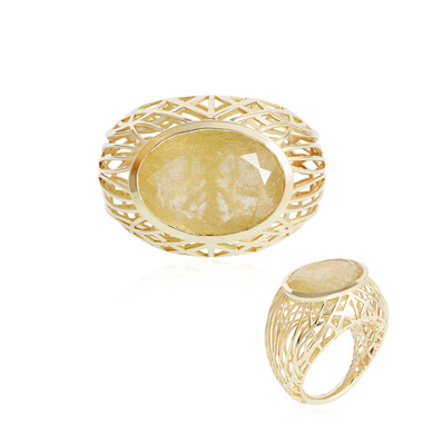 Rutilquarz-Goldring (Ornaments by de Melo)