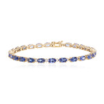 Bracelet en or et Tanzanite AAA (CIRARI)