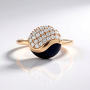 Bague en argent et Zircon (SAELOCANA)