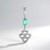 Ciondolo in argento con Smeraldo Colombiano
