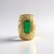 Ciondolo in argento con Onice Verde (MONOSONO COLLECTION)