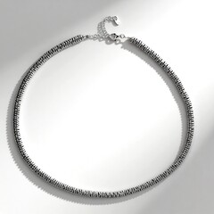 Collana in argento con Ematite Argentata