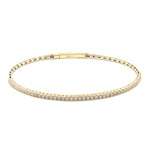 14K I1 (H) Diamond Gold Bangle (CIRARI)