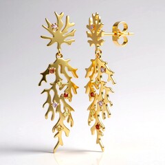 Orecchini in argento con Zaffiro Fancy (SAELOCANA)