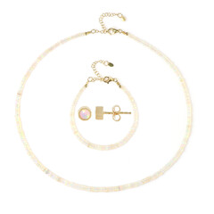 Parure en argent et Opale Welo