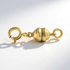Chiusura magnetica in oro bianco - 2,5 cm  - 1,76 g