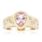 9K Brazilian Kunzite Gold Ring (de Melo Gold)