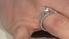 Bague en argent et Zircon