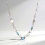 Larimar Silver Necklace
