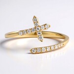 Anello in oro con Diamante I1 (H) (CIRARI)