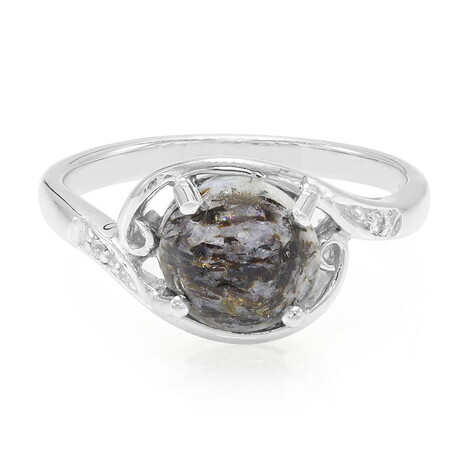 Bague en argent et Astrophylite