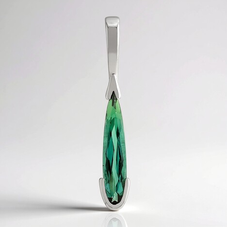 Ciondolo in argento con Indicolite (Adela Silber)
