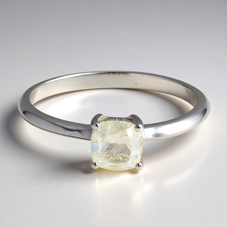 Anello in argento con Ortoclasio