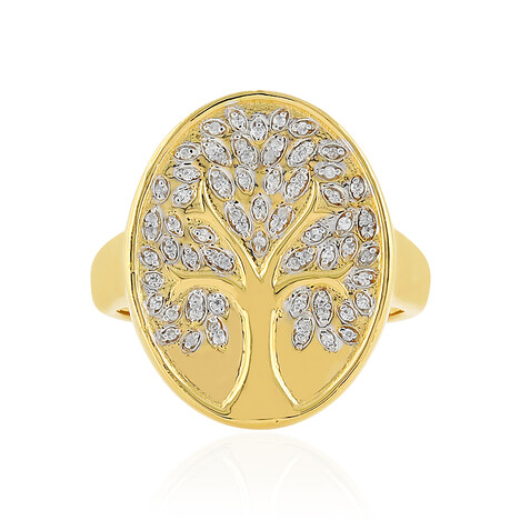 Bague en argent et Zircon