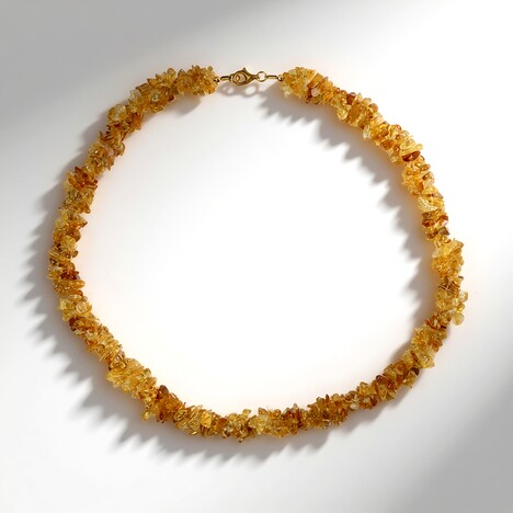 Collana in argento con Citrino