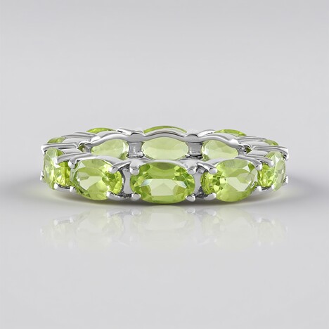 Anello in argento con Peridoto