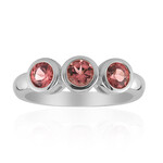 Anello in argento con Tormalina Rosa Brasiliana (Pallanova)