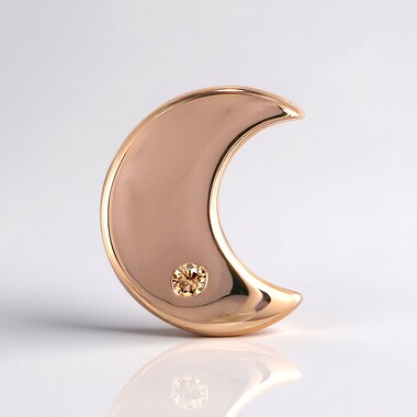 Colgante en oro con Diamante rosa de Francia de Argyle SI1 (Annette)