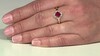Zilveren ring met een Madagaskar Robijn