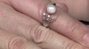 Anillo en plata con Perla blanca Freshwater (TPC)