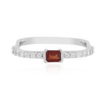 Anillo en plata con Rubí de Tanzania (de Melo Essence)