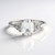 Anello in argento con Quarzo Bianco