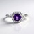 Anello in argento con Ametista Siberiana