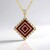 Collana in argento con Rubino della Birmania (Gems en Vogue)