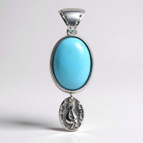 Ciondolo in argento con Turchese