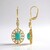 Orecchini in argento con Turchese