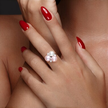 Silver Freshwater Pearl Silver Ring (TPC)