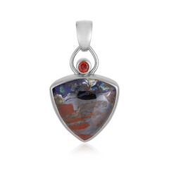 Pendentif en argent et Zarinite (Bali Barong)