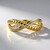 Anello in oro con Diamante Champagne I2 (Ornaments by de Melo)