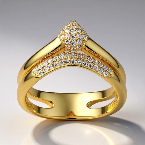 Anello in argento con Zircone (Adela Silber)
