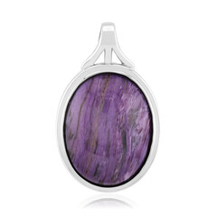 Ciondolo in argento con Charoite