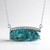 Collana in argento con Turchese Ramato Blu Mohave (Faszination Türkis)