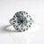 Bague en argent et Topaze bleu ciel